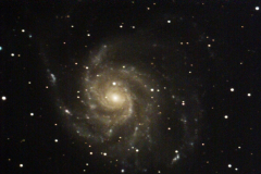 M101 the Pinwheel Galaxy in RGB